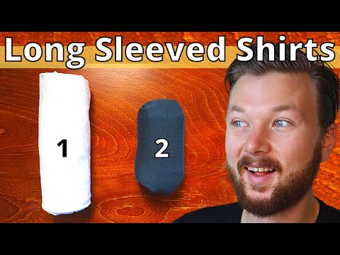 Clever Ways to Fold Long Sleeve Shirts (and Save Space)