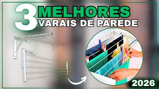 TOP 3 Varais de Parede Retráteis 2026: Trevisan 30m, Secalux Sanfonado ou Varal Reforçado 90kg