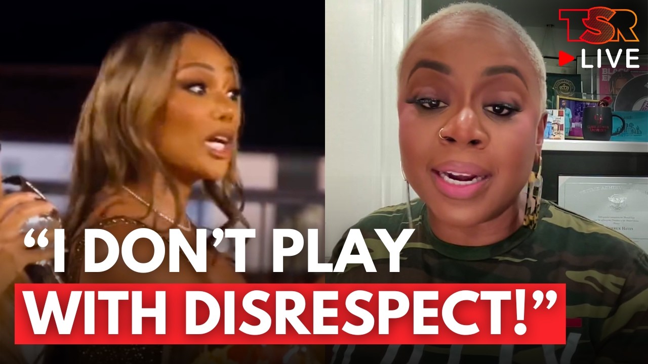 Pinky Cole Reacts To Angela Oakley’s ‘Mr. Clean & Papa Smurf’ Insults on RHOA! | TSR LIVE