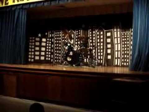 8 Year Old Drummer - Talent Show