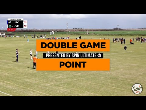 Double Game Point: UBC vs. Vermont Women's