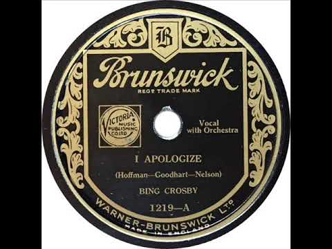 Bing Crosby - I Apologize
