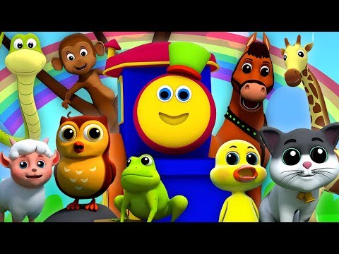 Bob il treno | i Versi degli Animali per bambini | Animal Sounds Song | Kids Tv Italiano
