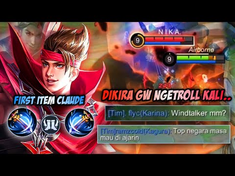 DIKIRA GW NGETROLL KALI! PADAHAL GW MEMPERTARUHKAN  MMR! TOP GLOBAL CLAUDE! | MLBB - Meppostore.id