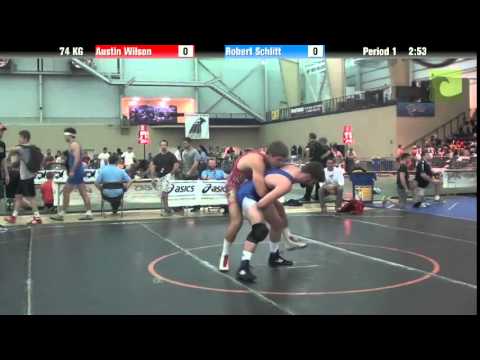 74 KG Austin Wilson vs  Robert Schlitt