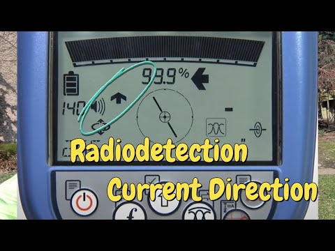 Radiodetection RD8200 Precision Locator | Current Direction using 256Hz