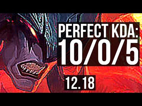 AATROX vs GNAR (TOP) | 10/0/5, 6 solo kills, 800+ games, Legendary | EUW Master | 12.18
