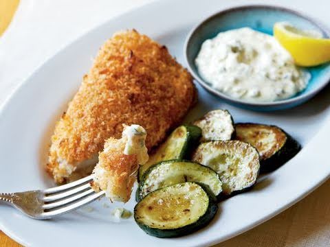 Crispy Fish with Lemon-Dill Sauce Recipe