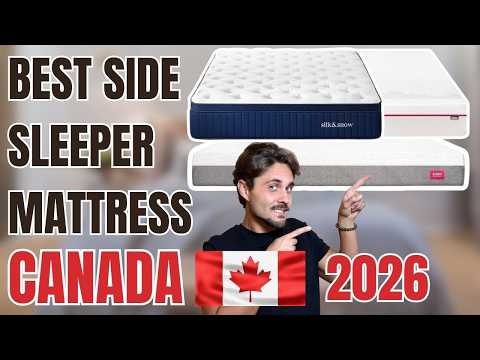 Best Mattress for Side Sleepers Canada (2026) - Top 7 Picks!