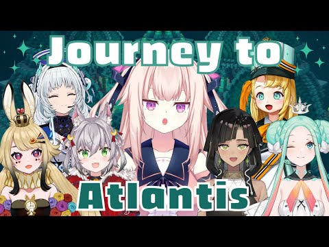 EPIC Minecraft Collab - Journey to Atlantis! LIVE