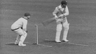 First in the Field - Lancashire v Warwickshire county cricket match (1927)