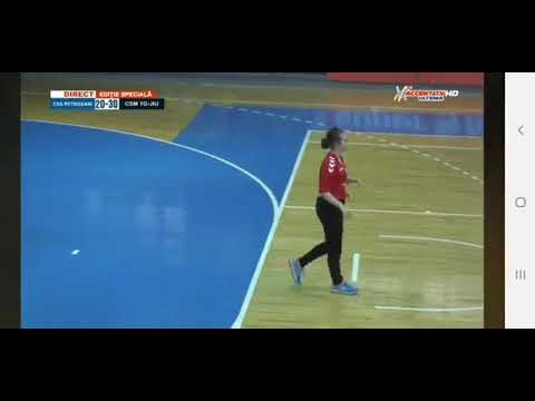 Cristina Grecu , în acțiune!🤾‍♂️🍀 CSM Tg-Jiu 🤍💙