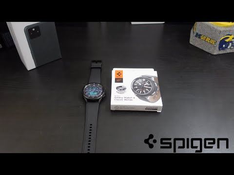 Samsung Galaxy Watch 4 Classic Spigen Liquid Air Armor Case Review