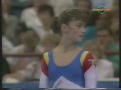 Christina Bontas (ROM) - Worlds 1991 - Balance Beam Final