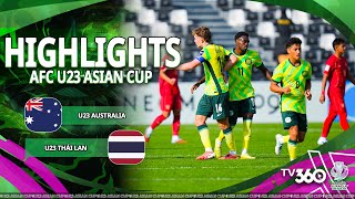 HIGHLIGHTS U23 AUSTRALIA VS U23 THÁI LAN: THẺ ĐỎ TAI HẠI, VOI CHIẾN NGẨNG CAO ĐẦU | U23 CHÂU Á 2026