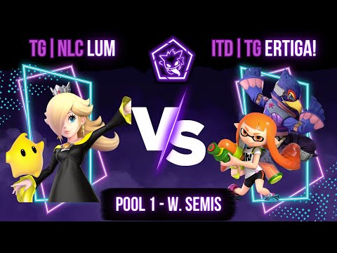 GENGAR LEAGUE #6 Pool 1 W. Semis - TG | NLC | LUM (Rosalina) Vs. ITD | TG | Ertiga! (Inkling, Falco)