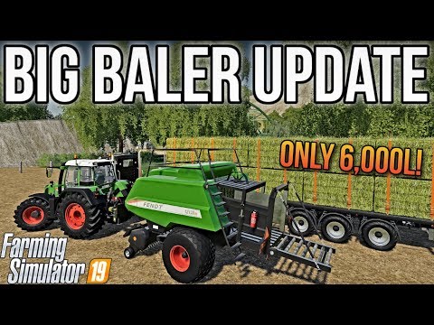 NEW MODS! Big Baler Fixed + New Seasons Geos! | Farming Simulator 19