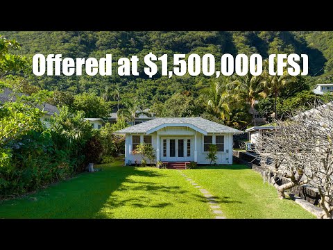Vintage Manoa Home With A Big Lot - $1,5M (FS)