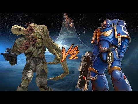 500 Space Marines vs 10000 Flood Ultimate Epic Battle Simulator