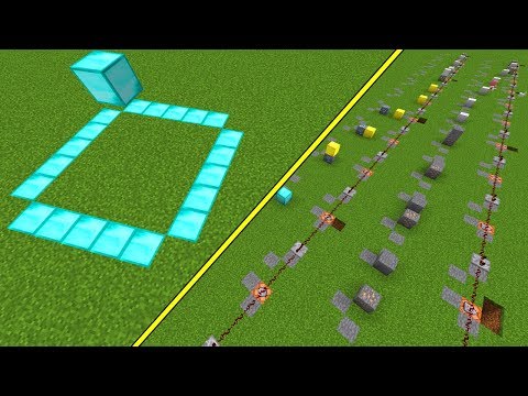 Minecraft Block Animation mit Redstone & Commandblocks!