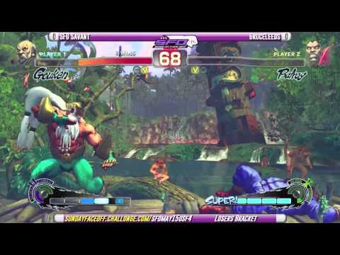 SFO Monthly May 2015 - USF4 - Losers Bracket - SFO Savant vs BruceLeeds