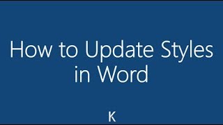 MS Word - How to Create a Note, Warning, or Comments Style