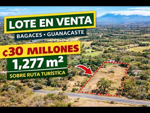 🏡 Lote en Venta en Bagaces Guanacaste | 1 277 m² sobre Ruta Turística