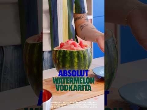 AJ's Frozen Absolut Watermelon Margarita! #absolut #watermelon #recipe