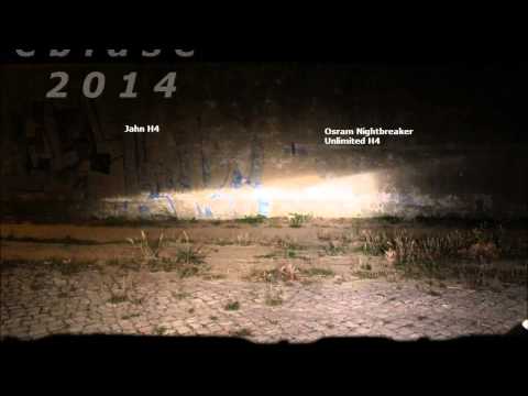 Test auto bulbs - Osram Vs Philips Vs Jahn - H4 55/60W