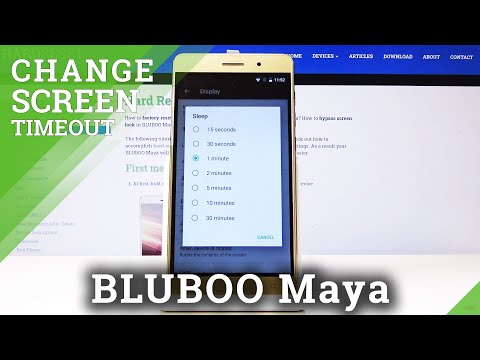How To Change Screen Timeout in BLUBOO Maya – Set Up Sleep Time
