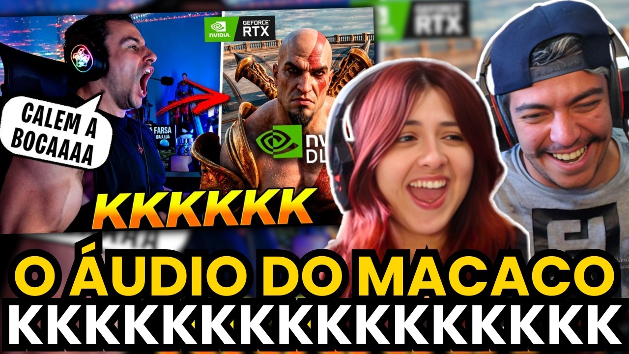 SUPER XANDÃO FOI TENTAR ATIVAR o DLSS5 no GOD OF WAR 3 e O CHAT ACABOU COM TUDO KKKKKKKK | react