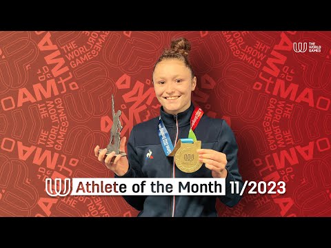 Candy Briere-Vetillard (FRA) is The World Games Athlete of November 2023!