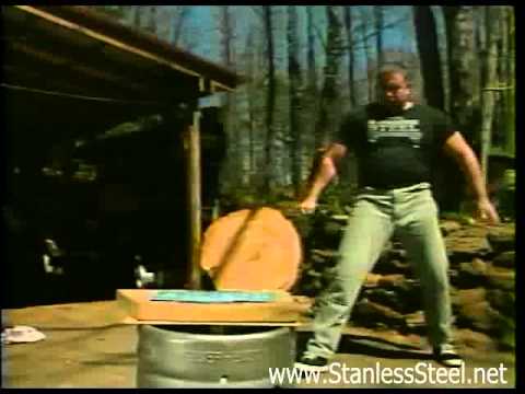 Stanless Steel the Strongman's story, told on the TV show "Out of this World"