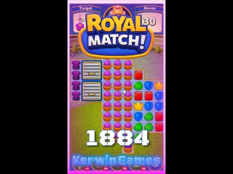 Royal Match Level 1884 - No Boosters Gameplay