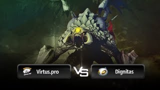 Virtus.Pro 1st level Roshan fight vs Dignitas @ DreamHack Summer 2013