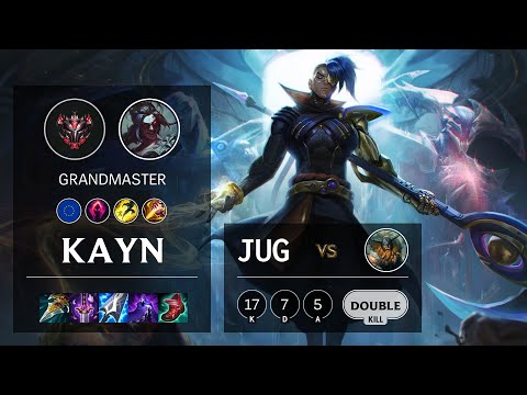 Kayn Jungle vs Olaf - EUW Grandmaster Patch 11.18