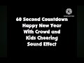 Happy New Year Happy Kids Cheering Sound Effect And CLAPPING SOUND EFFECTS Crowd Cheering