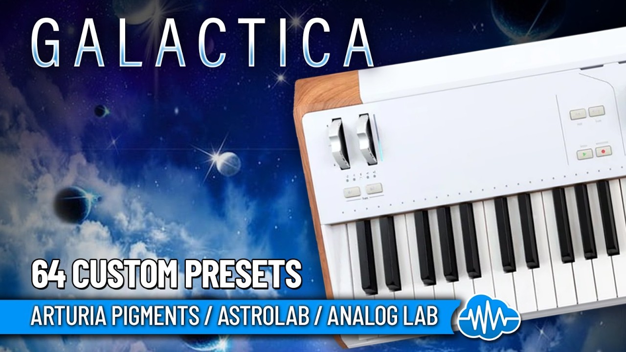 MSD018 - Galactica - Arturia Pigments 5 ( 64 presets ) - Video Preview 1