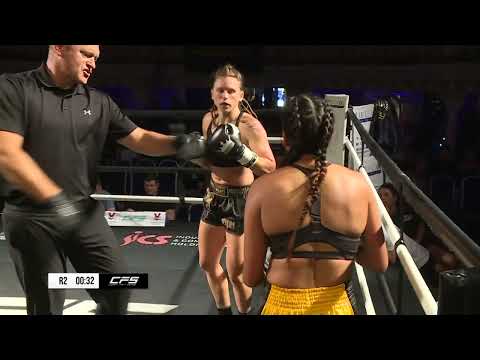Rebeka Croatia Vs Danielle Peters - C-Class Female Muay Thai- 58kg- Combat Fight Series 11/09/2022