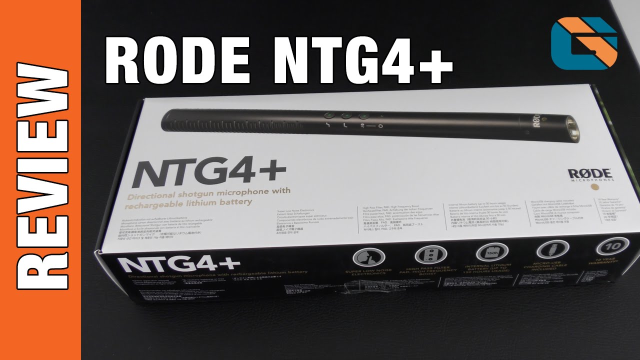 Rode NTG4+ Microphone Unboxing Audio Test & Review