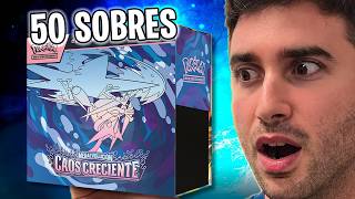 APERTURA 50 SOBRES de CAOS CRECIENTE 🌊 SOBRES POKÉMON 2026