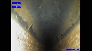 水管橋空気弁 下流方向 動画(アジリオス　φ150)