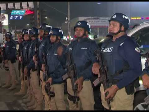 রাজধানীতে আনন্দে-উৎসবে নতুন বছর বরণ