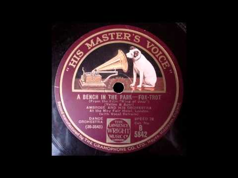 A bench in the park, Ambrose 1930