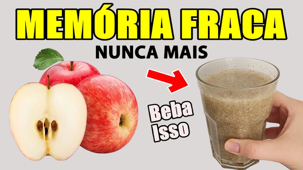 SUCO PARA MEMÓRIA FRACA, CÉREBRO FORTE E DOR NO CORPO