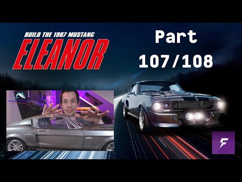 Fanhome 1967er Mustang ELEANOR Part 107 & 108 - Montage von Dachhimmel, Heckteil und Karosserie!