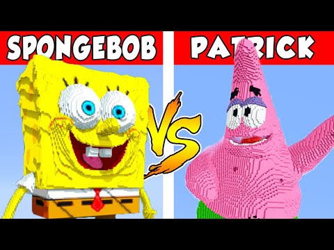 SPONGEBOB vs PATRICK – PvZ vs Minecraft vs Smash