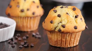 Chocolate Chip Muffins  Bakery Style Muffins  How 