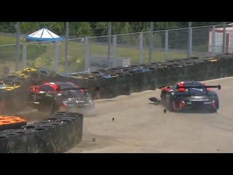 International GT Open 2024 | Hungaroring Race 2 | Strömsted&Neumann Big Crash