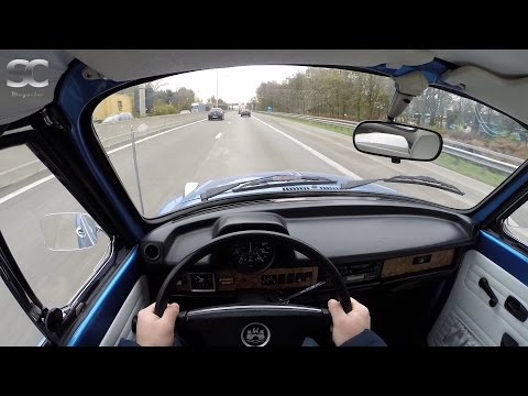 VW Beetle/Käfer (1978) on Belgian Highways - POV Test Drive